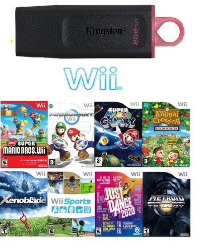 Nintendo wii pendrive 161 - +pendrive,