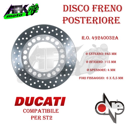 Disco freno posteriore - disco,