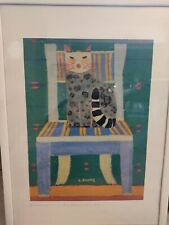 LAURA  FIUME Litografia "Il compleanno di Licia" 