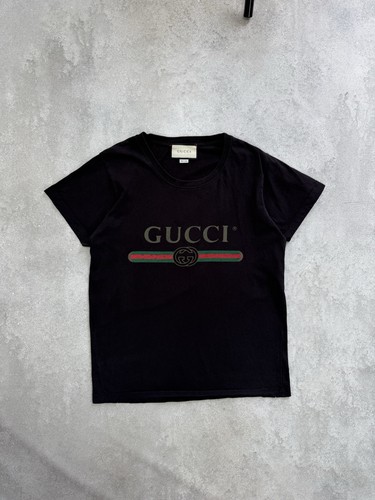 Shirt gucci logo nero gg - t-shirt,