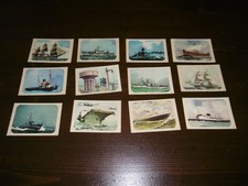 LOTTO DI 12 FIGURINE "LE NAVI" MISTE 1° E 2° SERIE  ELAH