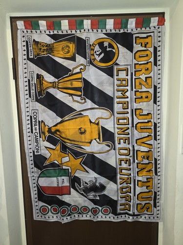 Vecchia bandiera juventus - vecchia,