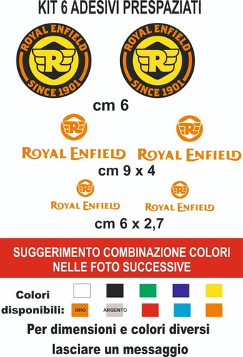 Adesivi royal enfield vinile - royal,