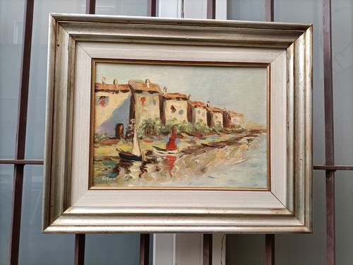Quadro dipinto olio su - -,
