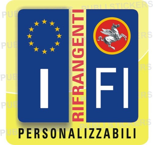 Adesivi blu rifrangente per - adesivi,