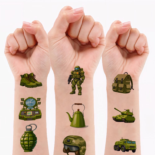 108pz tatuaggio temporaneo - tatuaggio,