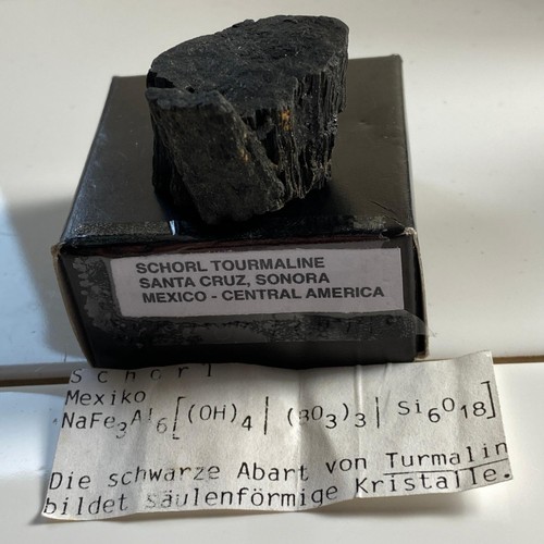 Schorl tourmaline santa - tourmaline,