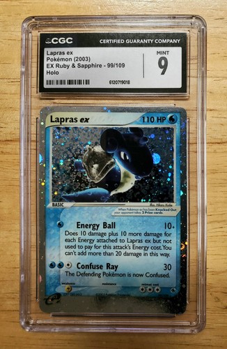 Carta pokemon cgc mint - pokemon, 2003