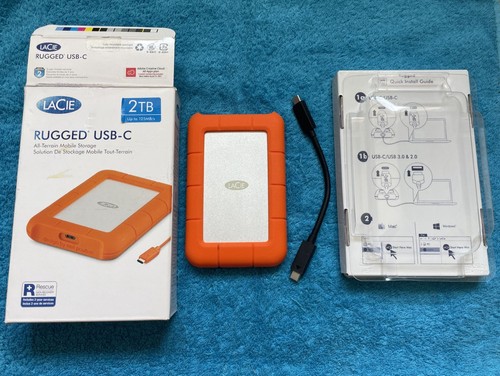 Lacie rugged usb - usb-c, 2tb