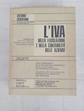 Libro Contabilità Iva Aziende Antonio Casertano Fratelli Conte Editore 1972 