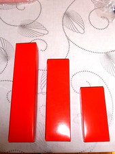 ++10 SCATOLE VUOTE IDEALI PER TRENINI ELETTRICI VERSIONE MEDIA++ROSSE