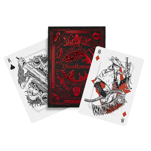 Bloodborne playing cards - bloodborne, (red