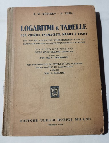 Logaritmi tabelle per - logaritmi, e