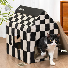 Cardboard Cat Kennel with