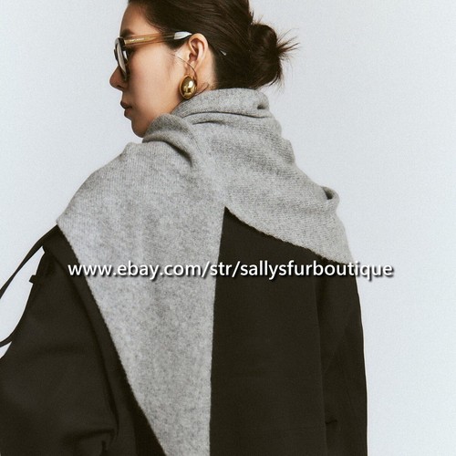 Sciarpa triangolo cashmere - in,