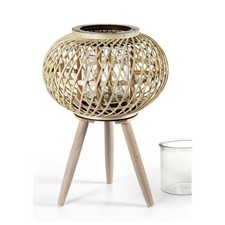 LANTERNA TONDA PORTACANDELA IN