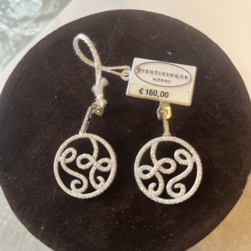 Orecchini argento rodiato - orecchini,