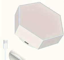 1Pz Lampada Esagonale LED RGB