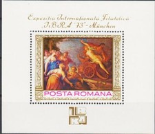 Romania 1973 Dipinti/Hans von Aachen Mythology Arts Nudo m/s MNH