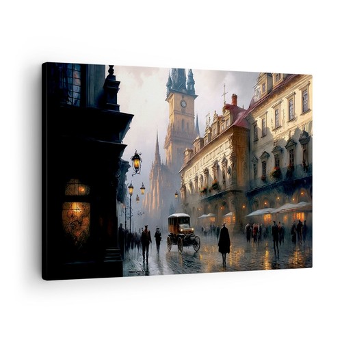 Quadro tela 70x50cm - tela, città