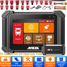 ANCEL V6 PRO+HD dispositivo diagnostico professionale OBD2 tutto il sistema 24 V camion auto per Daf&Iveco