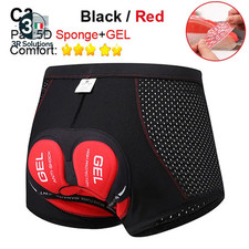 NEWBOLER Pantaloncini Da Ciclismo Maglia Traspirante Intimo Da Ciclismo 5D Gel P