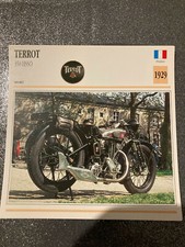 CARTE FICHE MOTO collection