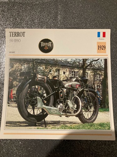 Carte fiche moto collection - fiche,