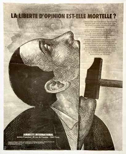 Affiche amnesty international - affiche,