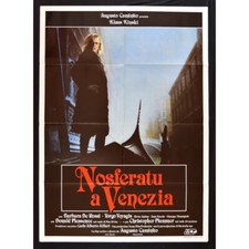 manifesto NOSFERATU A VENEZIA Klaus Kinski Christopher Plummer gondola A243