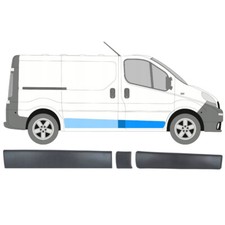 3x MODANATURE PORTA LATERALE DESTRA SET PER RENAULT TRAFIC II OPEL VIVARO 01-13