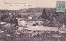 Firenze - Pontassieve - Molino del Piano - Villa Dussaux - fp vg 1911