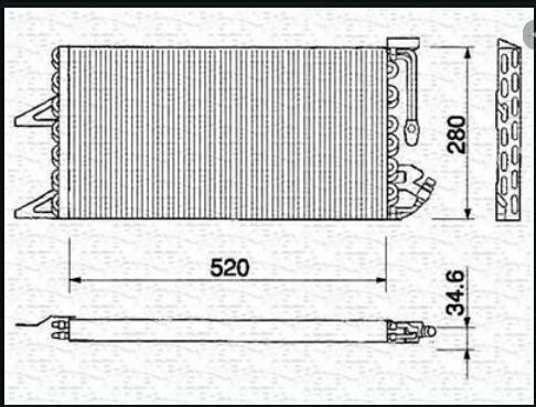 Condensatore radiatore aria - radiatore,