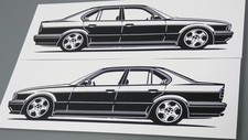 Adesivo BMW E34 M5 silhouette