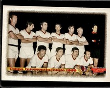 cartolina postcard Calcio Forza Milan 1997/98 #25 Coppa Intercontinentale 1969