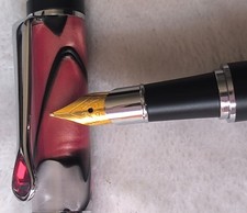 penna stilografica, 24 k gold