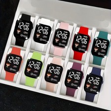 OROLOGIO DIGITALE DA POLSO CINTURINO IN SILICONE UOMO/DONNA MARE SPORT FITNESS