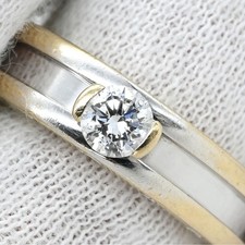 Anello Bulgari BVLGARI B-ZERO1 solitario 1P oro bianco #52 oro bianco WG 750 18K