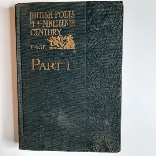 British poets the - of,