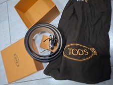 TOD'S Cintura Uomo Nera NUOVA