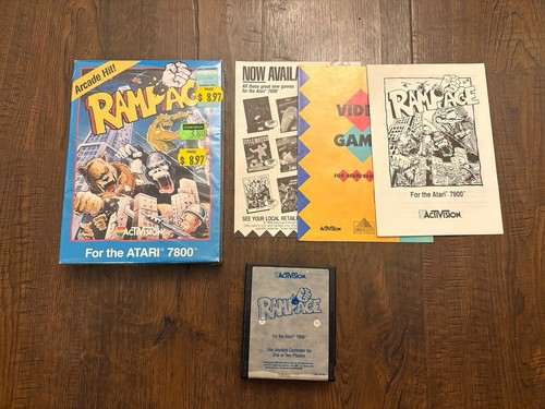 Rampage atari 7800 completo - rampage,