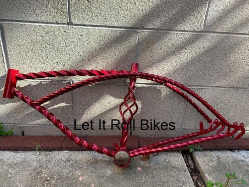 Telaio bicicletta borgogna - telaio,