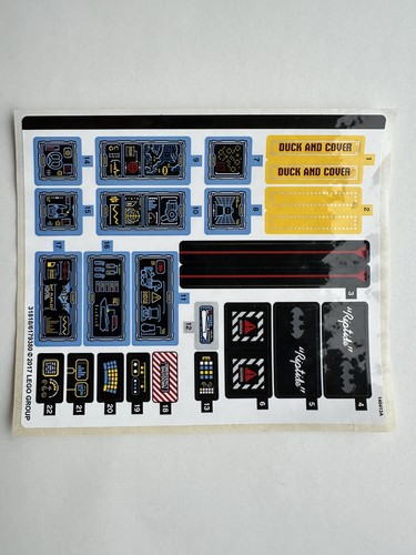 Lego batman solo foglio - lego,