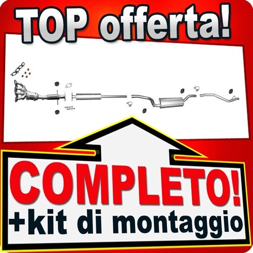 Scarico completo catalizz per - scarico, +catalizz