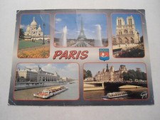 POSTCARD - PARIS - TRAVELLED