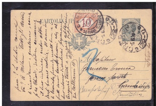 Cartolina postale 1919 mil - cartolina,