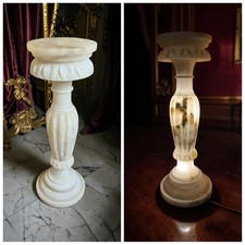 raffinata colonna in alabastro