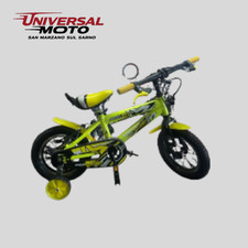 BICICLETTA BIMBO/BAMBINO  MAGIK BIKE STAR MISURA 12 + ROTELLE MAGIC BIKE