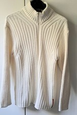 Maglia Prada Bianco Panna Uomo In Lana Acrilico Vintage L