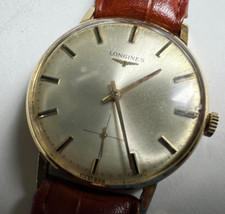 LONGINES ORO ROSA MASSICCIO 18K CARICA MANUALE 17 jewels 33,8 mm cal 30 L funzionante